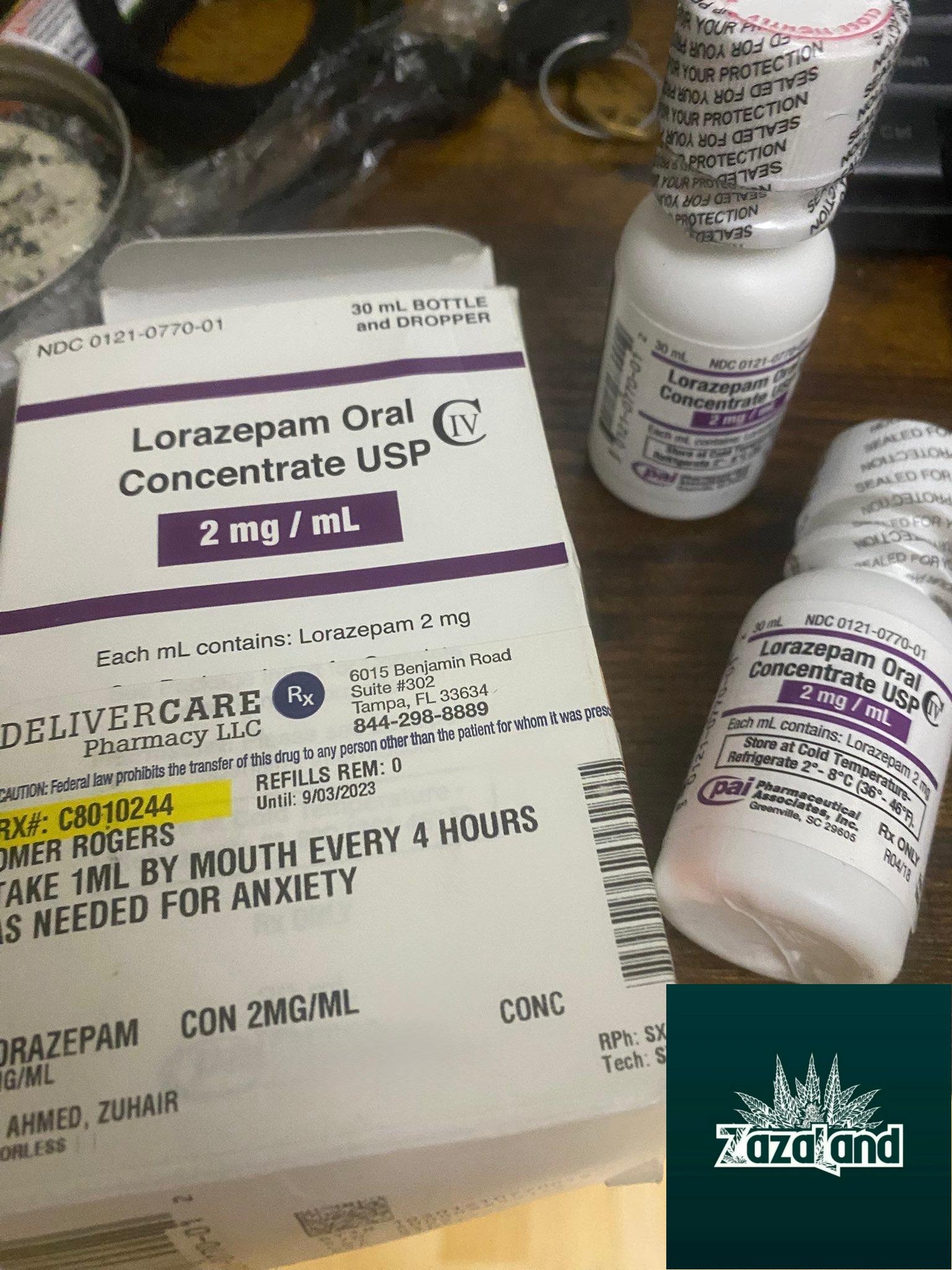 Lorazepam Oral Concentrate 2mg - Buy Premium pharmaceutical products online